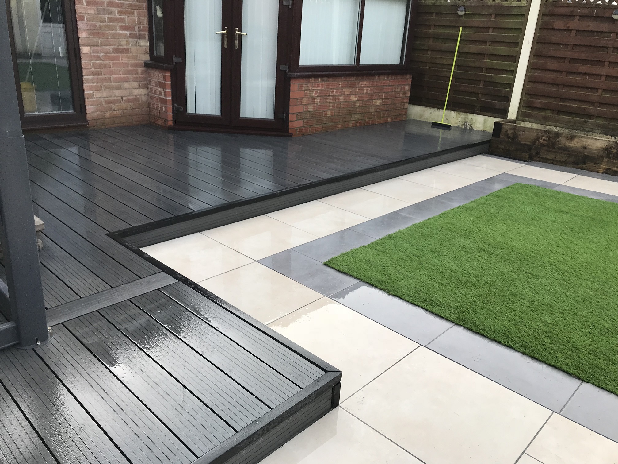 a completed decking and timber project in liverpool